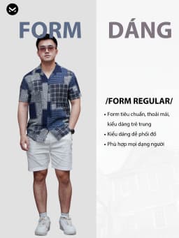 Thumbnail Áo Sơ Mi Cuban nam Tartan MKCLEVER Chất đũi Hàn mềm mịn, thoáng mát, chống nhăn, form rộng mặc hằng ngày 4