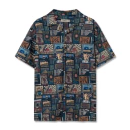 Thumbnail Áo Sơ Mi Cuban Twill Nam Tay Ngắn Họa Tiết In Nomanic Dreams Form Relaxed SMID0269 2