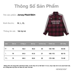 Thumbnail Áo Sơ Mi Dạ Kẻ NEWSEVEN Oversize Jersey Plaid Shirt SM.394 2