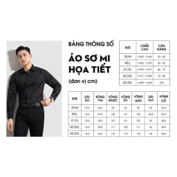 Thumbnail Áo Sơ Mi Dài Tay 7SMDH318DEN Biluxury Từ Sợi Tre Bền Màu, Chống Nhăn, Chống Tia UV 1