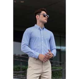 Thumbnail Áo sơ mi dài tay nam DGCs - vải cotton thoáng mát, thấm hút mồ hôi - SASDBC31M 2