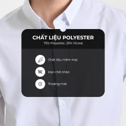 Thumbnail Áo Sơ Mi Dài Tay Nam KRIK Form Slimfit Chất Liệu Polyester Cao Cấp Thiết Kế Tối Giản Dễ Phối Đồ SD3196 2