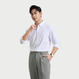 Thumbnail Áo Sơ Mi Dài Tay Nam KRIK Form Slimfit Chất Liệu Polyester Cao Cấp Thiết Kế Tối Giản Dễ Phối Đồ SD3196 3