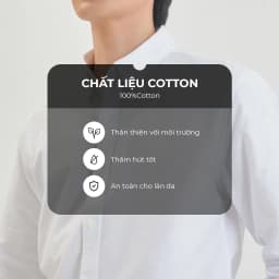 Thumbnail Áo Sơ Mi Dài Tay Nam KRIK Form Slimfit Chất Liệu Cotton Cao Cấp Kháng Khuẩn Thiết Kế Basic Thanh Lịch SD3180 2