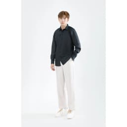Thumbnail Áo Sơ Mi Dài Tay Nam MANDO Slim Fit Basic Thời Trang Công Sở Hàn Quốc Chất Cotton Cao Cấp 3 Màu Lộ Cúc Unisex SMD120 4