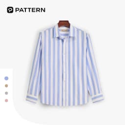 Thumbnail Áo Sơ Mi Kẻ Sọc Dài Tay Light Cotton Shirt PATTERN PA057 1