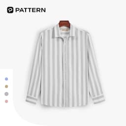 Thumbnail Áo Sơ Mi Kẻ Sọc Dài Tay Light Cotton Shirt PATTERN PA057 3