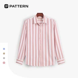 Thumbnail Áo Sơ Mi Kẻ Sọc Dài Tay Light Cotton Shirt PATTERN PA057 4