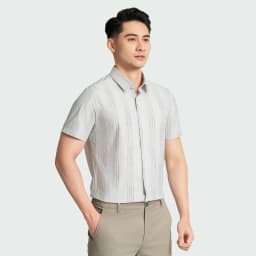 Thumbnail Áo Sơ mi kẻ sọc Nam Aristino Insidemen ISS009AZ dáng Comfort fit ôm vừa không túi ngực trẻ trung 1