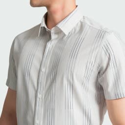 Thumbnail Áo Sơ mi kẻ sọc Nam Aristino Insidemen ISS009AZ dáng Comfort fit ôm vừa không túi ngực trẻ trung 2