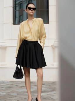 Thumbnail Áo sơ mi lụa Evelyn Blouse HUONG BOUTIQUE HBSM1152 2