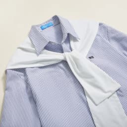 Thumbnail Áo Sơ Mi MANDO Kẻ Sọc Xanh Vải Oxford Dày Dặn Form Rộng Unisex Style Phong Cách Hàn Quốc - XSHT027 3