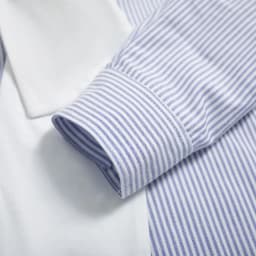 Thumbnail Áo Sơ Mi MANDO Kẻ Sọc Xanh Vải Oxford Dày Dặn Form Rộng Unisex Style Phong Cách Hàn Quốc - XSHT027 4