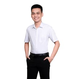 Thumbnail Áo sơ mi nam 23ASM-990 ngắn tay trơn dáng suông chất liệu sợi tre nhiều màu Thái Hòa 3
