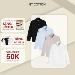 Thumbnail Áo Sơ Mi Nam By Cotton Cao Cấp Dài Tay Paper Cotton Multi Color - Slimfit 1