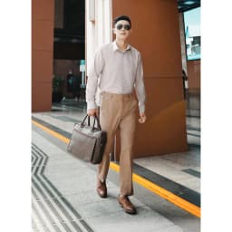 Thumbnail Áo Sơ Mi Nam Cổ Bẻ Tay Dài Sợi Nhân Tạo Thấm Hút Thời Trang Thương Hiệu Y2010 Non Branded 19 24012 |YaMe| 4