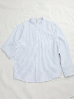 Thumbnail Áo Sơ Mi Nam Cổ Trụ 355, Chất Liệu Cotton Oxford, Form Suông 4
