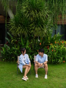 Thumbnail Áo Sơ Mi Nam Cổ Trụ Cotton Oxford Form Suông, kẻ xanh, kẻ ghi, trắng trơn DENIMST 355 2