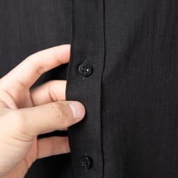 Thumbnail Áo sơ mi nam dài tay cổ bẻ đũi xước màu đen 360 Boutique áo công sở đẹp đi học đi làm trơn form rộng - STDOL429 4