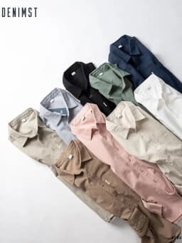 Thumbnail Áo Sơ Mi Nam Dài Tay Design, Chất Kaki Cotton DENIMST 2049, Dáng Suông 1