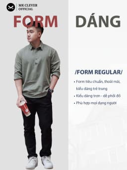 Thumbnail Áo sơ mi nam dài tay đũi Poro MK CLEVER Chất liệu đũi Nhật mềm mịn, thoáng mát, lên form đẹp, đứng dáng 4