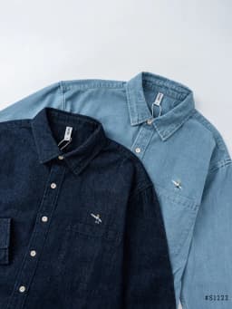 Thumbnail Áo Sơ Mi Nam Denim VÁN DNST S1222, Form Regular 3
