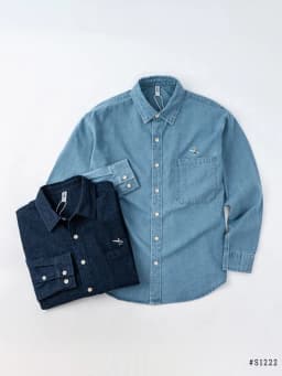 Thumbnail Áo Sơ Mi Nam Denim VÁN DNST S1222, Form Regular 4