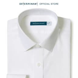 Thumbnail Áo sơ mi nam DETERMINANT 100% Cotton siêu dài chống nhăn kháng khuẩn - 301 - màu Trắng 4