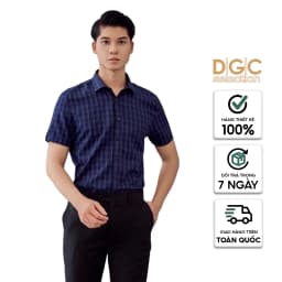 Thumbnail Áo sơ mi nam DGCs ngắn tay form Slim fit SASNBB13M 1
