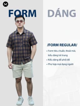 Thumbnail Áo Sơ Mi nam kẻ Moss MKCLEVER Chất đũi Hàn mềm mịn, thoáng mát, chống nhăn, form rộng mặc hằng ngày 4