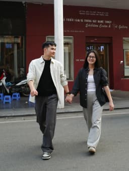 Thumbnail Áo Sơ Mi Nam Kẻ Sọc DNST 2445, Chất Kaki Cotton, Form Regular 3