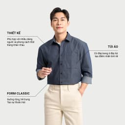 Thumbnail Áo Sơ Mi Nam KRIK Form Classic Thiết Kế Tinh Tế Chất Liệu Bền Đẹp Dễ Phối Đồ SD3192 1
