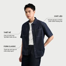 Thumbnail Áo Sơ Mi Nam KRIK Form Classic Chất Liệu Cotton Bền Màu Thiết Kế Chỉ Nổi Ấn Tượng  Lạ Mắt SC3185 1