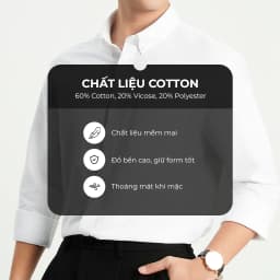 Thumbnail Áo Sơ Mi Nam KRIK Form Dáng SLimfit Chất Liệu Cao Cấp Mềm Mại Thiết Kế Cổ Đức Tinh Tế Sang Trọng SD3228 2