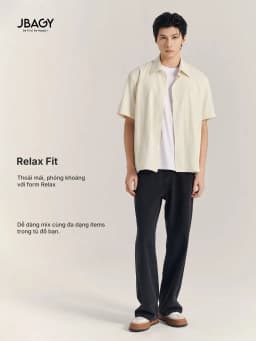 Thumbnail Áo sơ mi nam Linen tay ngắn JBAGY form rộng Relax 2025 Summer Collection - JS2502 3