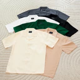 Thumbnail Áo sơ mi nam POLYS Fullbox, Vải Chéo Thái 6 Màu dày dặn. Áo sơ mi tay ngắn Cổ Vest CUBAN SHIRT 4