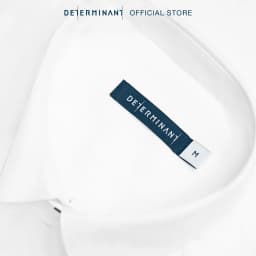 Thumbnail Áo sơ mi nam tay dài DETERMINANT 100% cotton mềm mại thấm hút tốt - 202 - màu trắng 4