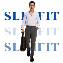 Thumbnail Áo sơ mi nam tay dài AKUBA kẻ sọc dọc, form regular, chất liệu vải oxford không nhăn | 01RE0927 4