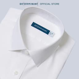 Thumbnail Áo sơ mi nam tay dài có túi DETERMINANT 100% Cotton siêu dài - chông nhăn kháng khuẩn - 203 - màu trắng 4