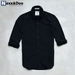 Thumbnail Áo sơ mi nam tay dài công sở màu đen vải oxford cao cấp denim Nexx&Dee SM02 1