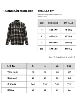 Thumbnail Áo Sơ Mi Nam Tay Dài Flannel Logan MKCLEVER Chất liệu vải thô mặt dạ, mặc basic, dáng slim trẻ trung, mềm mịn 2