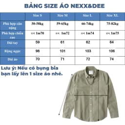 Thumbnail Áo sơ mi nam tay dài kẻ sọc nhỏ vải Oxford công sở denim Nexx&Dee SM06 2