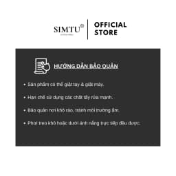 Thumbnail Áo sơ mi nam tay dài màu đen phối xám SIMTU điểm nhấn phối vải đính logo kim loại sáng bóng | SM025 4