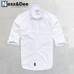 Thumbnail Áo sơ mi nam tay dài màu trắng công sở vải oxford cao cấp không túi Nexx&Dee SM03 1