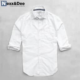 Thumbnail Áo sơ mi nam tay dài trắng vải oxford Nexx&Dee công sở cao cấp NS023 1