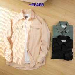 Thumbnail Áo sơ mi nam tay dài VELVET FABRIC chất lụa nhung gân FEAER DENIM 2