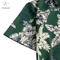 Thumbnail Áo sơ mi nam tay ngắn FOMAN hoạ tiết Retro Hong Kong Style vải lụa thấm hút, thoáng khí, không nhăn 4