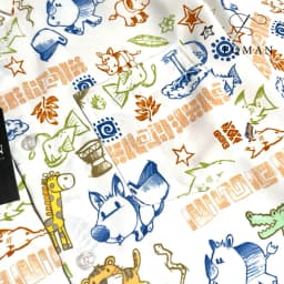 Thumbnail Áo sơ mi Nam tay ngắn hoạ tiết Động Vật Cute Animals FOMAN chất vải Lụa, thấm hút, thoáng mát, không nhăn, nhàu | FM-53 4