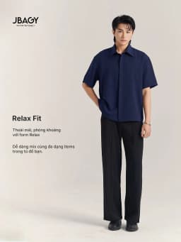 Thumbnail Áo sơ mi nam tay ngắn JBAGY form rộng Relax vải Lụa - JS2501 3