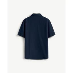 Thumbnail Áo Sơ Mi Nam Tay Ngắn Trơn Vải Linen Form Regular - Routine 10S25SHS004 1